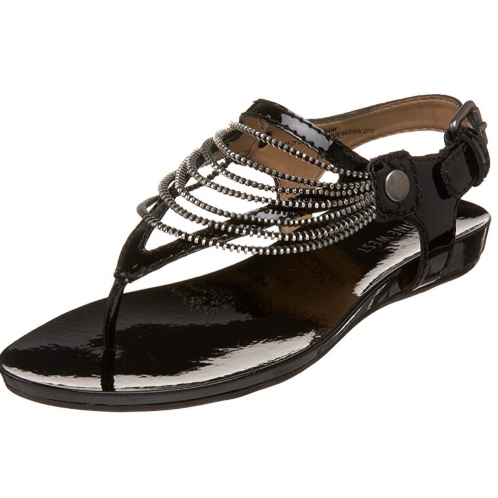 Nine West hawk sandals black size 7.5